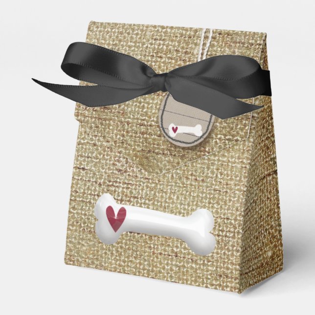 Doggie Treat Bags Favour Box (Front Side)