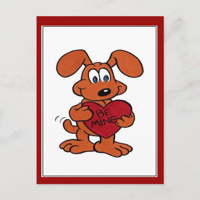 Doggie Valentine - Postcard (Front)