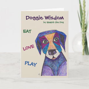 Doggie Wisdom Card