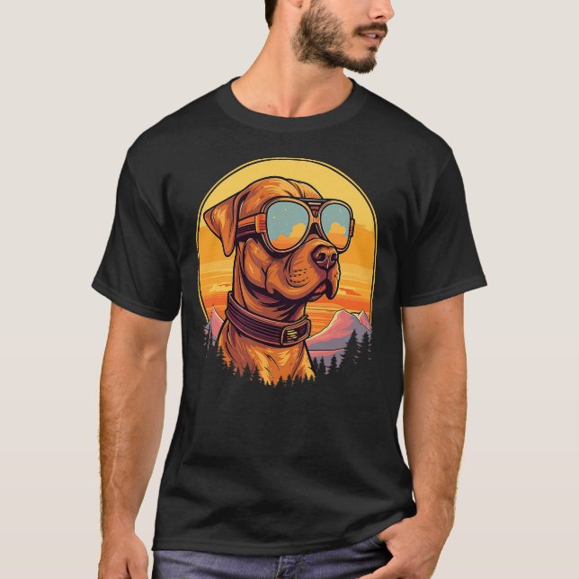 Doggles goggles skydiving and ski dog lovers funny T-Shirt (Front)