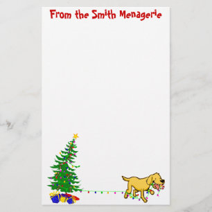 Doggone Christmas Christmas Letterhead