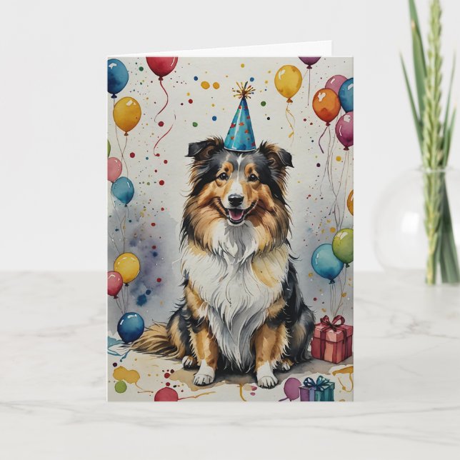 Doggone Delightful Birthday - Customisable Card (Front)