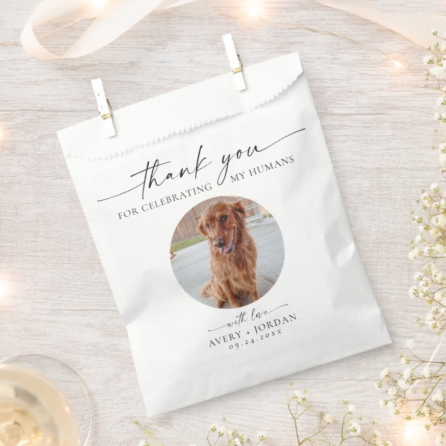 Doggy Bag Thank You Dog Treat | Wedding Thank You (Clipped)