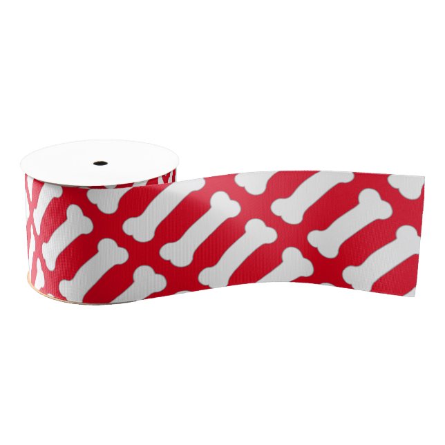 Doggy Bones Grosgrain Ribbon (Spool)