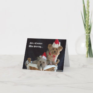 Doggy Christmas Holiday Card