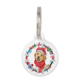 Doggy Christmas Pet Tag