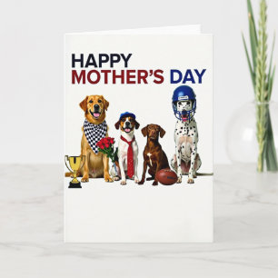 Doggy Mothers Day Celebration Card