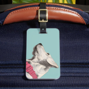 Doggy Painting Luggage Tag