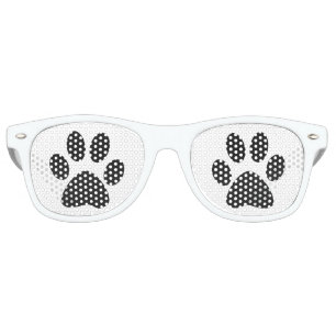 Doggy Paws Black Retro Sunglasses