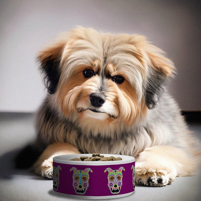 Doggy sugar skull bowl (Creator Uploaded)