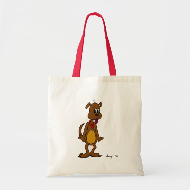 Doggy Toon Tote Bag (Front)