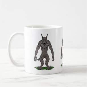 Dogman Cryptid or Werewolf Coffee Mug
