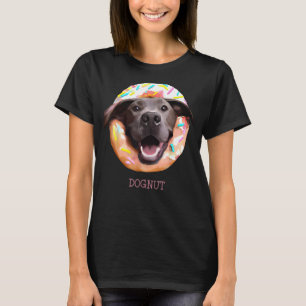 Dognut Cute Dog Doughnut Pun Funny Pup Puppy Doggo T-Shirt