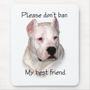 Dogo Argentino Anti-BSL Mouse Pad