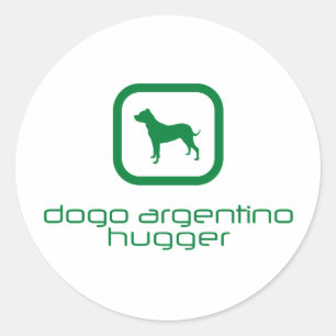Dogo Argentino Classic Round Sticker