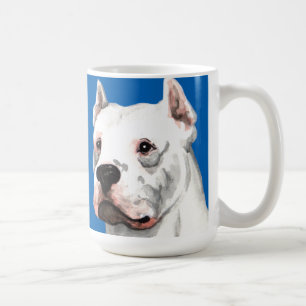 Dogo Argentino Colour Block Coffee Mug