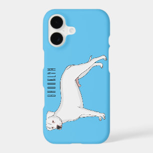 Dogo argentino dog cartoon illustration