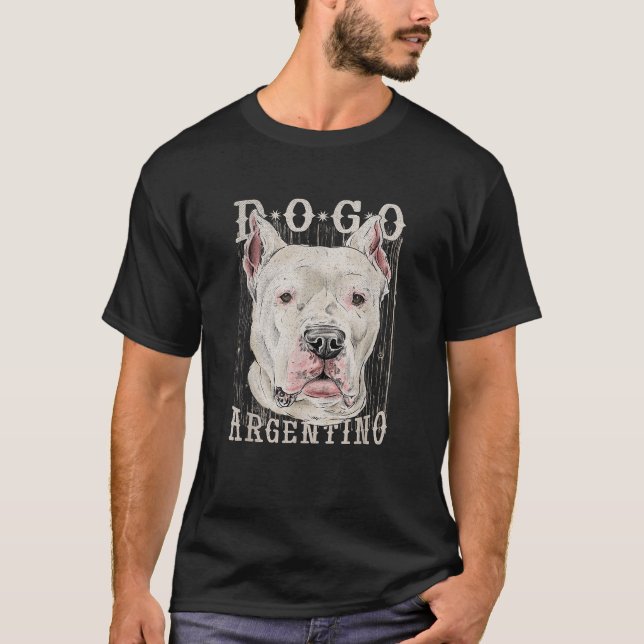 Dogo Argentino Dogs Dogo Argentinos  T-Shirt (Front)