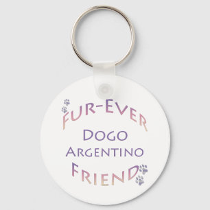 Dogo Argentino Furever Key Ring