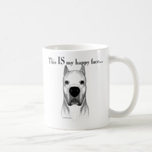 Dogo Argentino Happy Face Coffee Mug