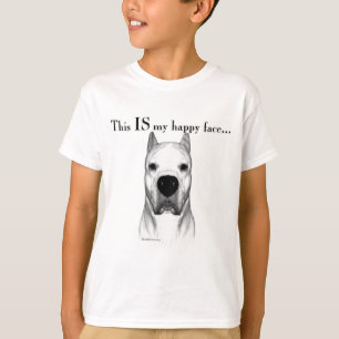 Dogo Argentino Happy Face T-Shirt