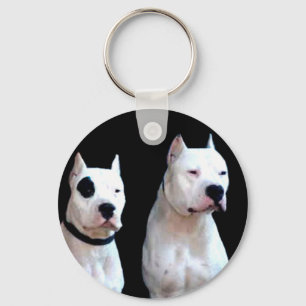 Dogo Argentino keychain