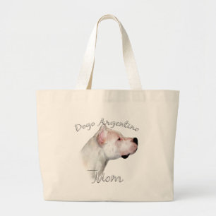 Dogo Argentino Mum 2 Large Tote Bag