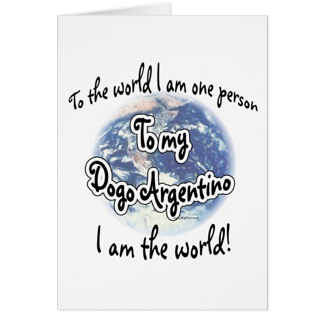 Dogo Argentino World 2 (Front)