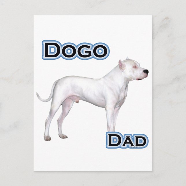 Dogo Dad 4 Postcard (Front)