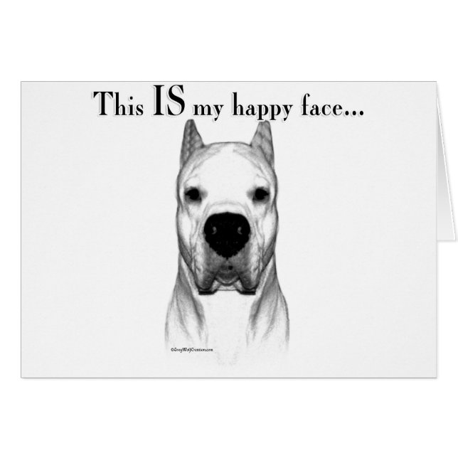 Dogo Happy Face (Front Horizontal)