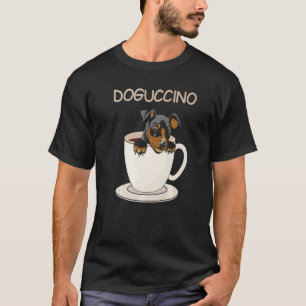 Dogpuccino Pet In A Coffee Cappuccino Dog Pajama T-Shirt