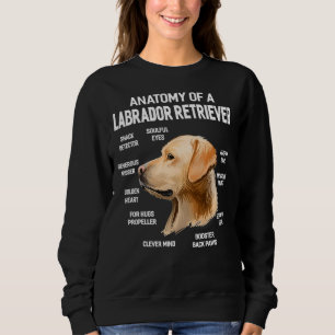 Dogs 365 Anatomy Of A Labrador Retriever Dog Sweatshirt