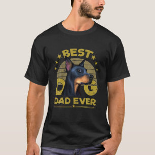 Dogs 365 Best Doberman Pinscher Dog Dad Ever Gift T-Shirt