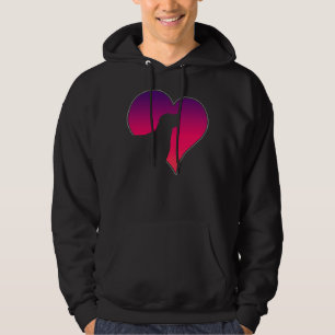 Dogs 365 Labrador Retriever Dog Pink Heart Love    Hoodie