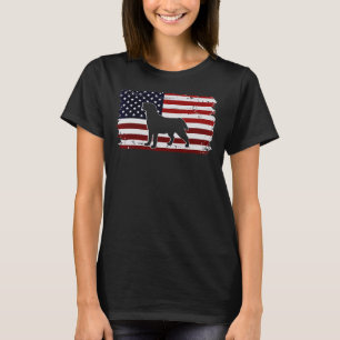 Dogs 365 Vintage Labrador Retriever Dog Us America T-Shirt