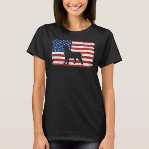 Dogs 365 Vintage Labrador Retriever Dog Us America T-Shirt