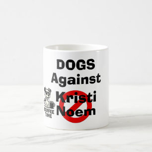 Dogs Against Kristi Noem Coffee Mug