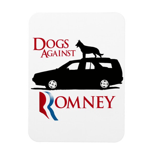 Dogs Against Romney -.png Magnet (Vertical)