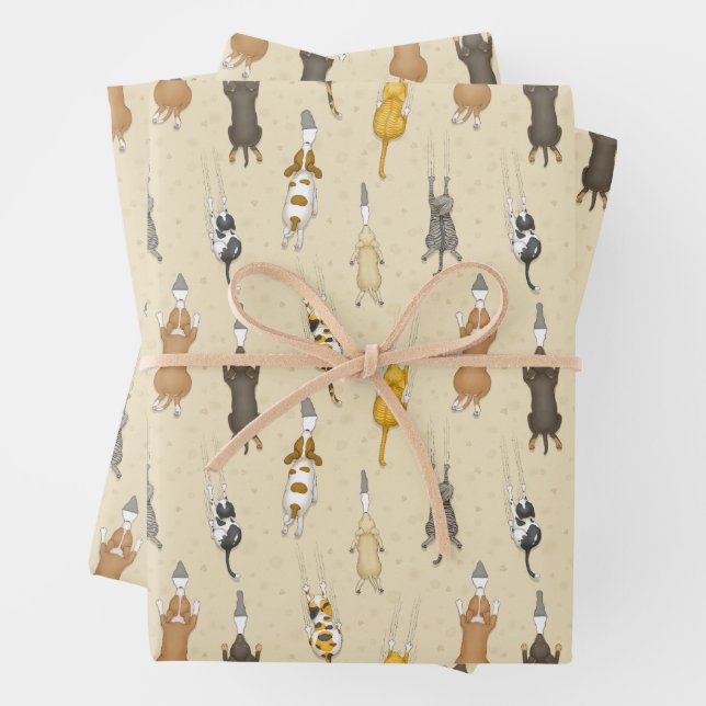 Dogs Allowed Wrapping Paper Sheet (In situ)