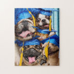 Dogs and Cat Grads in Photo Booth Jigsaw Puzzle<br><div class="desc">Crushin' it! | Avanti,  the Global Humour Brand™ has been entertaining the world with its Feel Good Funny greeting cards for over 40 years. Our characters live life to the fullest and celebrate the humour in everyday life.</div>