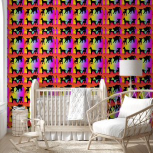 Dogs And Cats + Colours Wallpaper