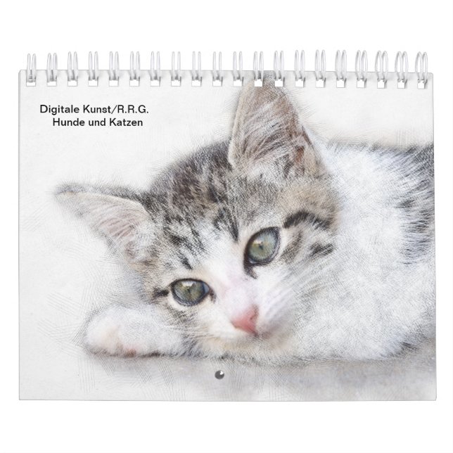 Dogs and Cats Digital Art Calendar (Cover)