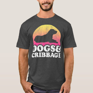 Dogs and Cribbage Mens or Womens Dog T-Shirt