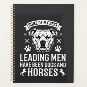 Dogs And Horses Leading Men Planner