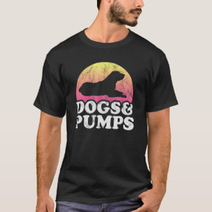 Dogs And Pumps Women's Dog And High Heels T-Shirt