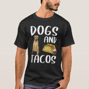 Dogs And Tacos Boerboel Mexican Food T-Shirt