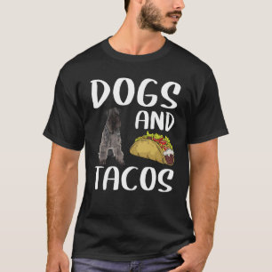 Dogs And Tacos Kerry Blue Terrier Mexican Food T-Shirt