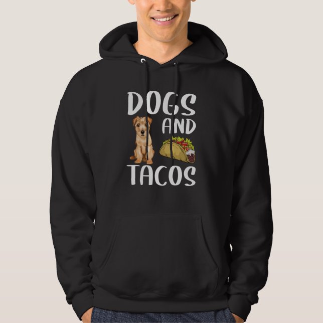 Dogs And Tacos Norfolk Terrier Mexican Food Hoodie (Front)