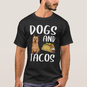 Dogs And Tacos Norwich Terrier Mexican Food T-Shirt