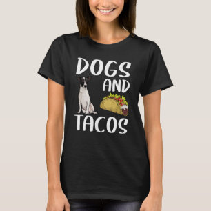 Dogs And Tacos Rat Terrier Mexican Food T-Shirt